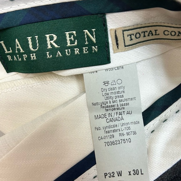 Lauren Ralph Lauren Total Comfort Suit Separates | P 32w X 30L - Picture 6 of 8